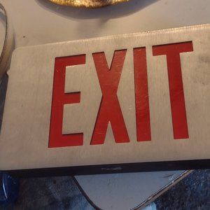 Exit signs